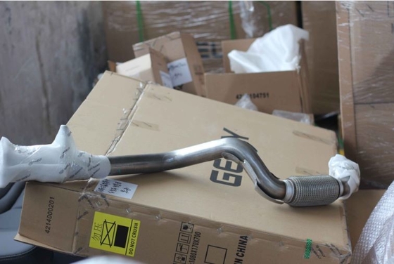 Customized Geely Boyue Front Exhaust Pipe Replacement Aluminium Alloy