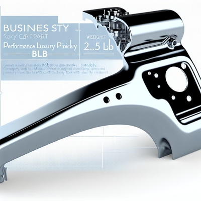 Business/Luxury Design Style Car Body Parts 2.5 Lbs Weight and Chrome Finishing for Performance Luxury Vehicles